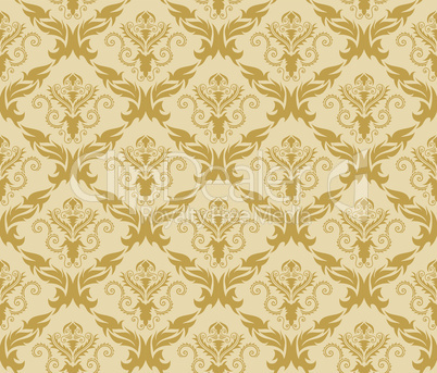 seamless damask pattern