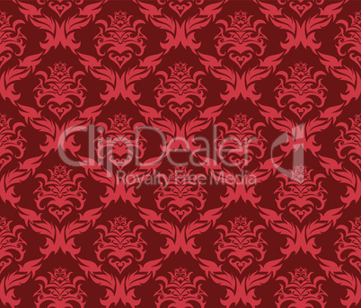 seamless damask pattern