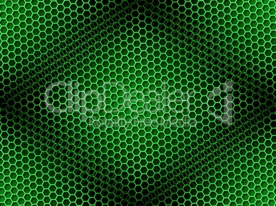 Honeycomb Background Seamless Green