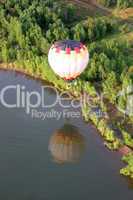 Hot Air Balloon Reflection