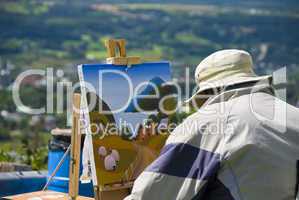 Painter in Quebec, 2008