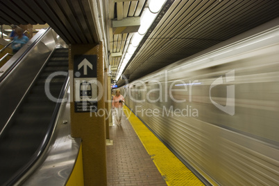 Subway Leaving, Toronto, 2008