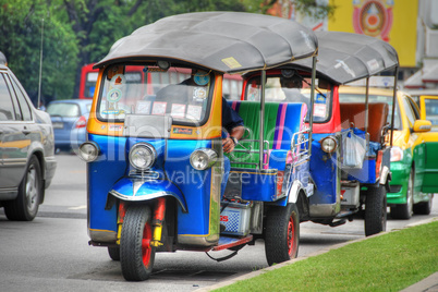 Tuc-Tuc in Bangkok, Thailand, August 2007