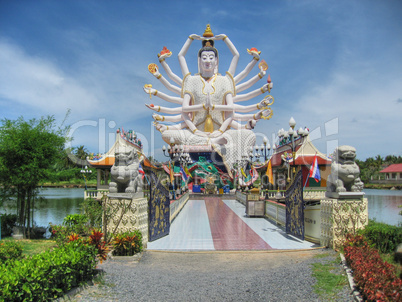 Temple in Koh-Samui, Thailand, August 2007