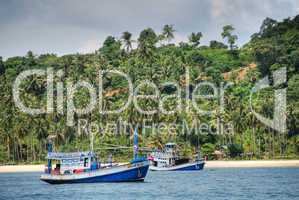 Thailand Boats, Near Phi Phi Island, August 2007