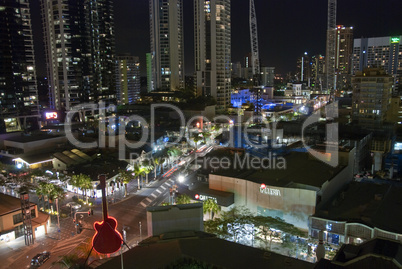 Surfers Paradise by Night, Australia, August 2009