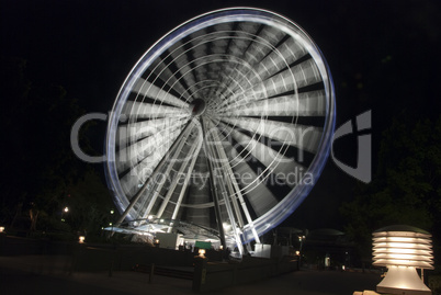Panoramic Wheel by Night, Brisbane, Australia, August 2009