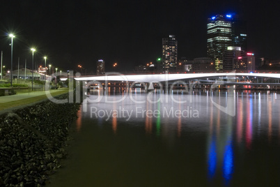 Brisbane River by Night, Australia, August 2009