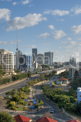 Sunrise in Brisbane, Australia, August 2009