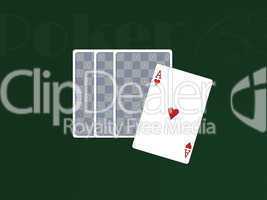 Pocker Cards with 1 ace