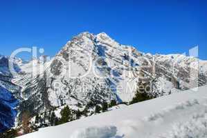 Alps Winter, Dolomites, Italy, 2007
