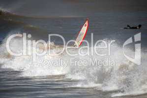 Surfer in Galveston, Texas, 2008