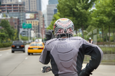 Street Rider in New York City