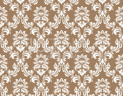 seamless damask pattern