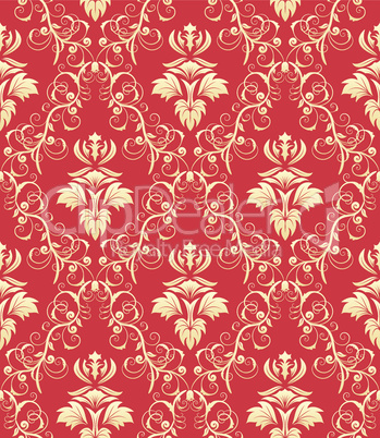 seamless damask pattern