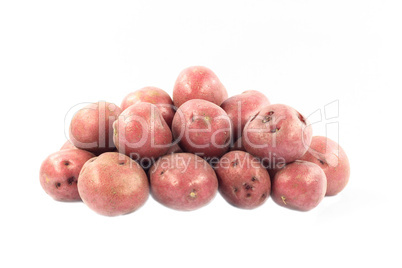 Red mini potatoes.