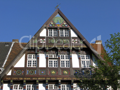 Fachwerkdetail in Osnabrück