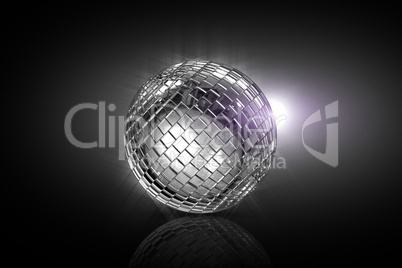 Rolling disco ball