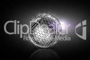Rolling disco ball