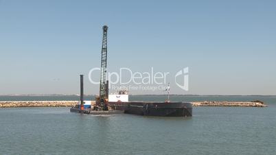 Dredge and port construction