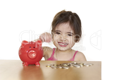 Child with money