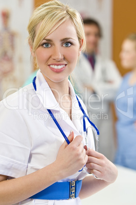 Beautiful and Happy Nurse