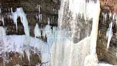 Frozen Tews Falls.