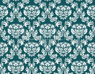 seamless damask pattern