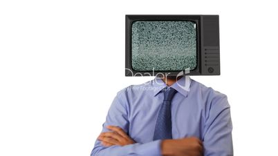 Guy with TV head
