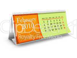 February 2010 Desktop Calendar