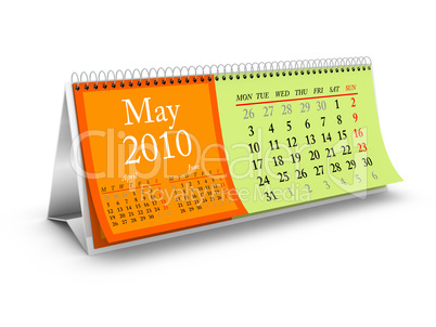 May 2010 Desktop Calendar