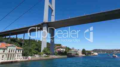 Under Bosporus bridge