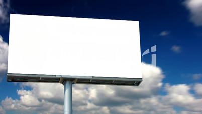 Blank billboard