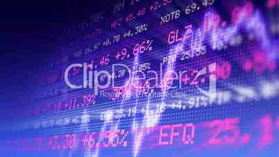 Stock exchange trading board