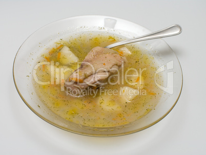 Soup plate.