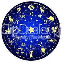 sternzeichen scheibe - horoskop