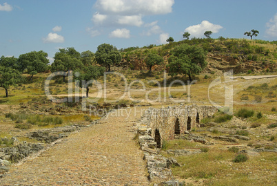 Aliseda römische Brücke - Aliseda roman bridge 02