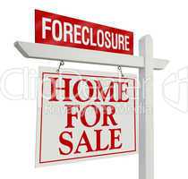 Foreclosure Home For Sale Real Estate Sign