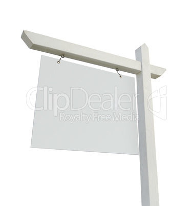 Blank Real Estate Sign