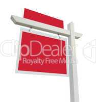Blank Real Estate Sign