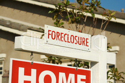 Foreclosure Real Estate Sign