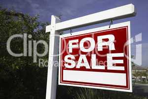For Sale Real Estate Sign