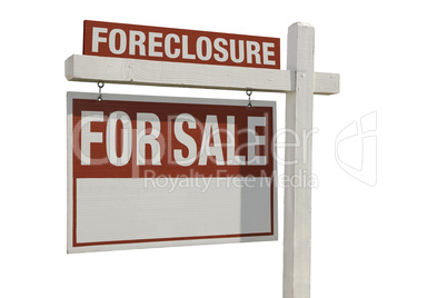 Foreclosure Home For Sale Real Estate Sign