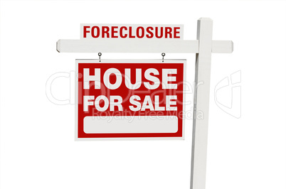 Foreclosure Home For Sale Real Estate Sign