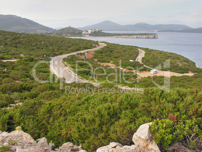 Sardinia Coast in summer, Italy