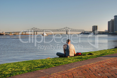 Sunset in New Orleans