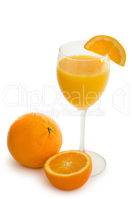 Orangensaft zum Frühstück