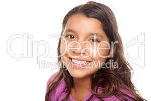 Pretty Hispanic Girl Portrait