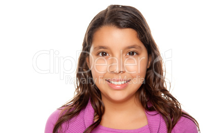 Pretty Hispanic Girl Portrait