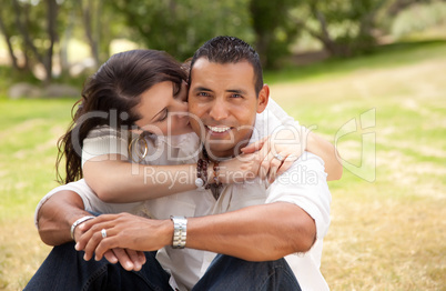 Happy Couple in the Park